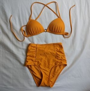 Aerie XS High Waisted String Bikini Set